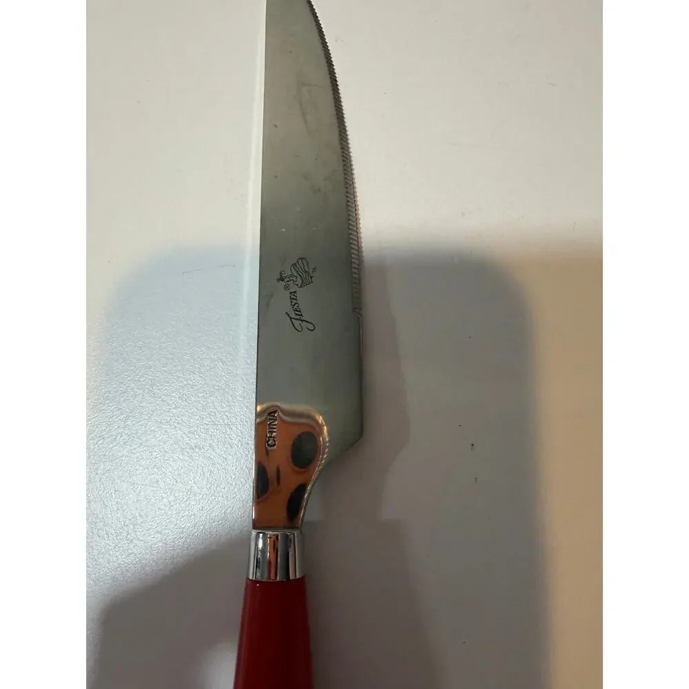 Fiesta Fiestaware Knife only Hostess Set Red